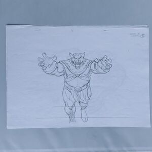 Original Art by Al Rio for DC Comics Licensing 11.75x16.5 on Paper BAD GUY L-5